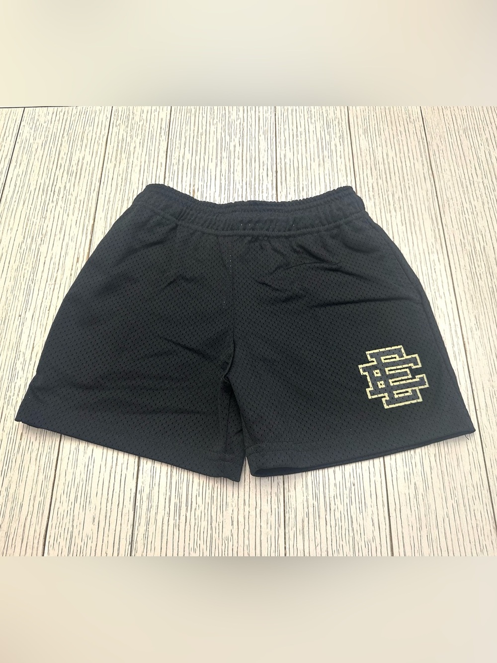 Eric Emanuel EE Shorts Black Youth Medium (size is Youth 5/6)
